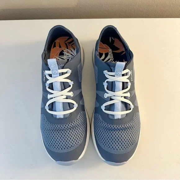 OluKai Huai Blue Gray Sneakers Size 8.5 - Picture 3 of 8